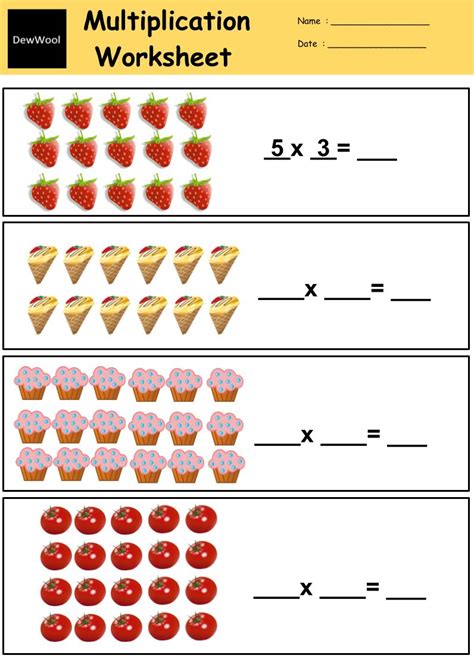 worksheet math grade 3 multiplication